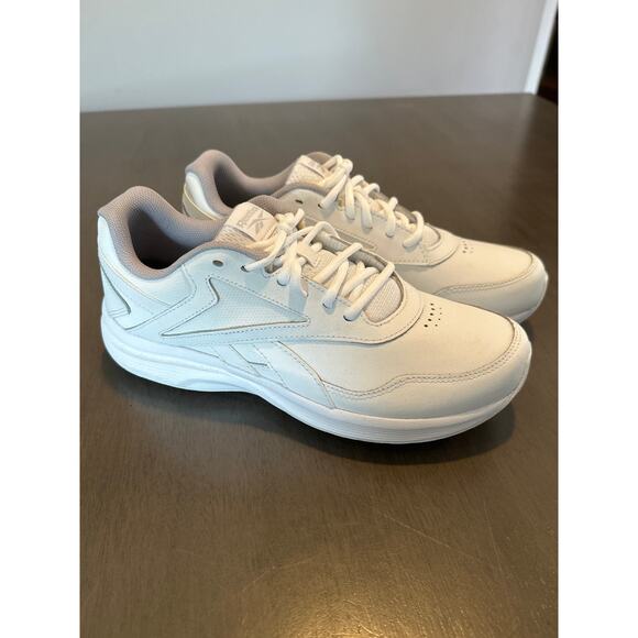 Reebok Women's Walk Ultra 7 DMX MAX Shoe White/Cold Grey Size 10 - Picture 1 of 7